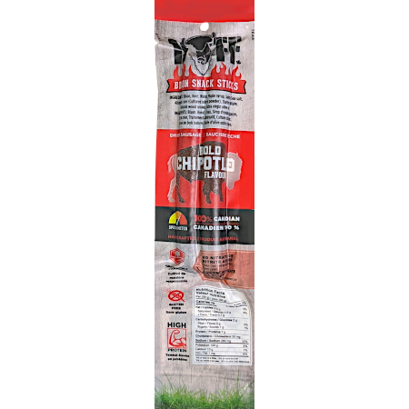 Bison Meat Snack Sticks - Bold Chipotle Twin Pack